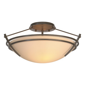 Semi-Flush Mts. Bowl Style by Hubbardton Forge ( 39 | 124412-SKT-07-SS0047 Tryne ) 
