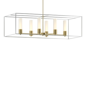 Linear/Island Open Frame by Hubbardton Forge ( 39 | 138940-SKT-MULT-86-82-GG0392 Portico ) 
