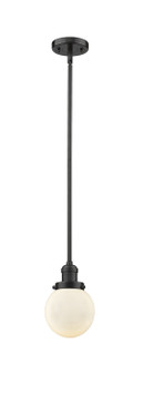 Mini Pendants Glass Down by Innovations ( 405 | 201S-OB-G201-6-LED Franklin Restoration ) 