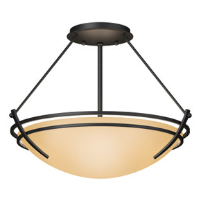 Semi-Flush Mts. Bowl Style by Hubbardton Forge ( 39 | 124422-SKT-10-SS0047 Tryne ) 