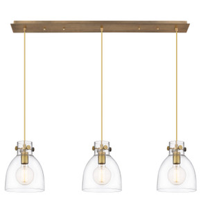 Linear/Island 3 Light Bar by Innovations ( 405 | 123-410-1PS-BB-G412-8CL Downtown Urban ) 