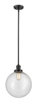Mini Pendants Glass Down by Innovations ( 405 | 201S-OB-G204-12-LED Franklin Restoration ) 