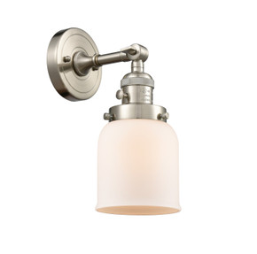 Sconces Single Glass by Innovations ( 405 | 203SW-SN-G51-LED Franklin Restoration ) 