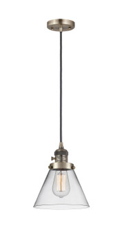Mini Pendants Glass Down by Innovations ( 405 | 201CSW-AB-G42-LED Franklin Restoration ) 