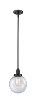 Mini Pendants Glass Down by Innovations ( 405 | 201S-OB-G204-8-LED Franklin Restoration ) 