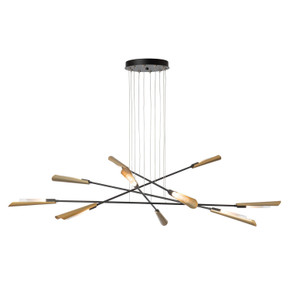 Large Chandeliers Multi-Port/Cascade by Hubbardton Forge ( 39 | 131412-SKT-LONG-10-86-WC0822 Flight ) 