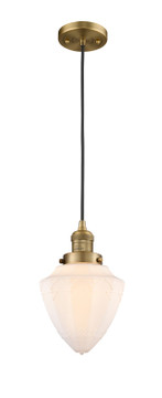 Mini Pendants Glass Down by Innovations ( 405 | 201C-BB-G661-7 Franklin Restoration ) 
