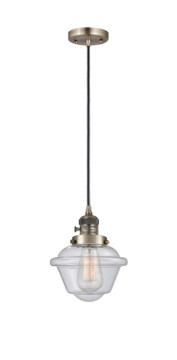 Mini Pendants Glass Down by Innovations ( 405 | 201CSW-AB-G534-LED Franklin Restoration ) 
