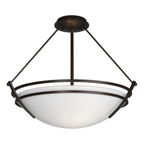 Semi-Flush Mts. Bowl Style by Hubbardton Forge ( 39 | 124432-SKT-14-GG0020 Tryne ) 