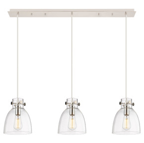 Linear/Island 3 Light Bar by Innovations ( 405 | 123-410-1PS-PN-G412-8CL Downtown Urban ) 