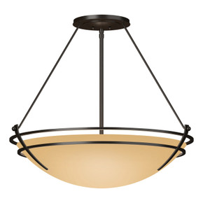 Semi-Flush Mts. Bowl Style by Hubbardton Forge ( 39 | 124442-SKT-14-SS0054 Tryne ) 