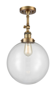 Semi-Flush Mts. Directional by Innovations ( 405 | 201F-BB-G202-12-LED Franklin Restoration ) 
