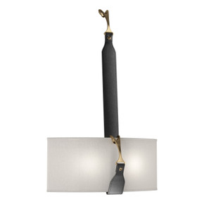 Sconces Drum Shade by Hubbardton Forge ( 39 | 204070-SKT-10-27-LK-SE1613 Saratoga ) 