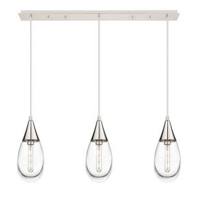 Linear/Island 3 Light Bar by Innovations ( 405 | 123-450-1P-PN-G450-6CL Downtown Urban ) 
