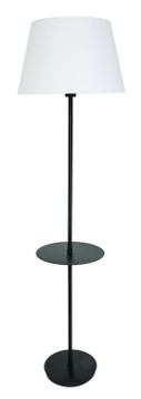 Lamps Floor Lamps with Tray by House of Troy ( 30 | VER502-BLK Vernon ) 
