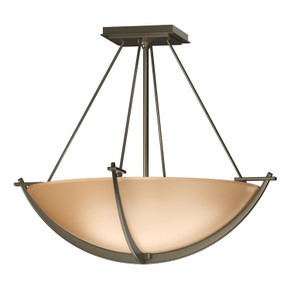 Semi-Flush Mts. Bowl Style by Hubbardton Forge ( 39 | 124555-SKT-84-SS0020 Compass ) 