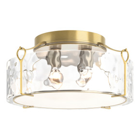 Semi-Flush Mts. Drum Shade by Hubbardton Forge ( 39 | 121145-SKT-86-LL0216 Bow ) 