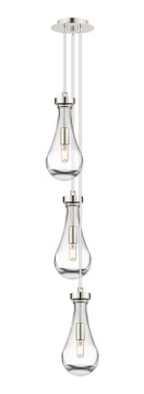 Mini Pendants 3 Light Cluster by Innovations ( 405 | 103-451-1P-PN-G451-5CL Downtown Urban ) 