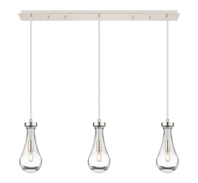 Linear/Island 3 Light Bar by Innovations ( 405 | 123-451-1P-PN-G451-5CL Downtown Urban ) 