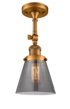 Semi-Flush Mts. Glass Down by Innovations ( 405 | 201F-BB-G63 Franklin Restoration ) 