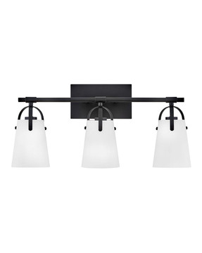 Bathroom Fixtures Three Lights by Hinkley ( 13 | 5133BK-OP Foster ) 