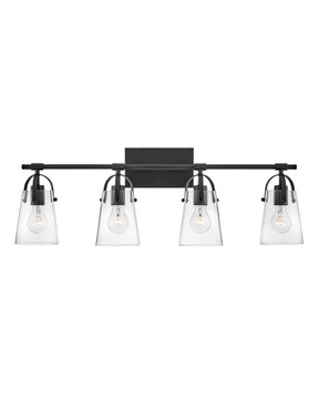 Bathroom Fixtures Four Lights by Hinkley ( 13 | 5134BK Foster ) 