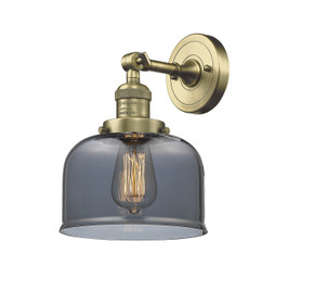 Sconces Single Glass by Innovations ( 405 | 203-AB-G73 Franklin Restoration ) 