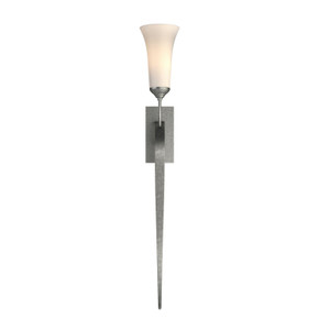 Sconces Single Glass by Hubbardton Forge ( 39 | 204526-SKT-20-GG0068 Sweeping Taper ) 