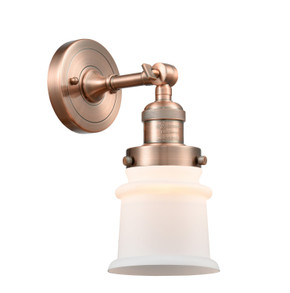 Sconces Single Glass by Innovations ( 405 | 203-AC-G181S-LED Franklin Restoration ) 