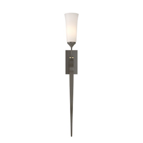 Sconces Single Glass by Hubbardton Forge ( 39 | 204529-SKT-07-GG0350 Sweeping Taper ) 