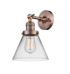 Sconces Single Glass by Innovations ( 405 | 203-AC-G42-LED Franklin Restoration ) 