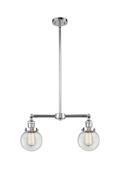 Linear/Island 2 Light Bar by Innovations ( 405 | 209-PC-G202-6 Franklin Restoration ) 