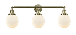 Bathroom Fixtures Three Lights by Innovations ( 405 | 205-AB-G201-6-LED Franklin Restoration ) 