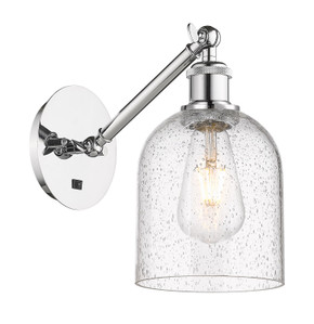 Sconces Single Glass by Innovations ( 405 | 317-1W-PC-G558-6SDY Ballston ) 