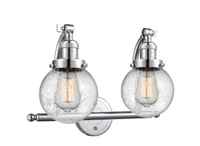 Bathroom Fixtures Two Lights by Innovations ( 405 | 515-2W-PC-G204-6-LED Franklin Restoration ) 