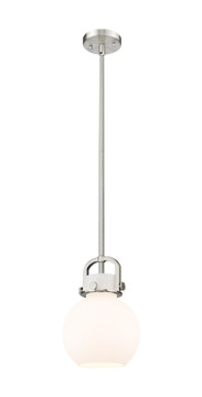 Mini Pendants Glass Down by Innovations ( 405 | 410-1SS-SN-G410-8WH Downtown Urban ) 