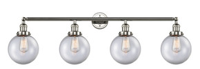 Bathroom Fixtures Four Lights by Innovations ( 405 | 215-PN-G202-8-LED Franklin Restoration ) 
