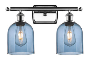 Bathroom Fixtures Two Lights by Innovations ( 405 | 516-2W-PC-G558-6BL Ballston ) 