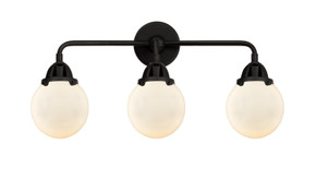 Bathroom Fixtures Three Lights by Innovations ( 405 | 288-3W-BK-G201-6 Nouveau 2 ) 
