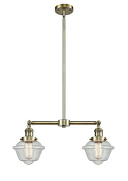 Linear/Island 2 Light Bar by Innovations ( 405 | 209-AB-G534-LED Franklin Restoration ) 