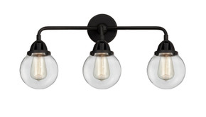 Bathroom Fixtures Three Lights by Innovations ( 405 | 288-3W-BK-G202-6-LED Nouveau 2 ) 