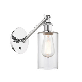 Sconces Single Glass by Innovations ( 405 | 317-1W-PC-G802-LED Ballston ) 