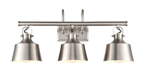 Bathroom Fixtures Three Lights by Innovations ( 405 | 370-3W-SN-M Auralume ) 