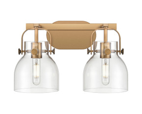 Bathroom Fixtures Two Lights by Innovations ( 405 | 423-2W-BB-G412-6CL Downtown Urban ) 