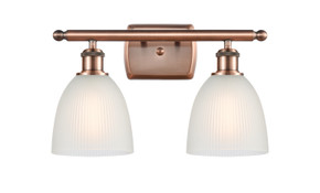 Bathroom Fixtures Two Lights by Innovations ( 405 | 516-2W-AC-G381-LED Ballston ) 