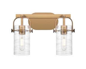Bathroom Fixtures Two Lights by Innovations ( 405 | 423-2W-BB-G423-7DE Downtown Urban ) 
