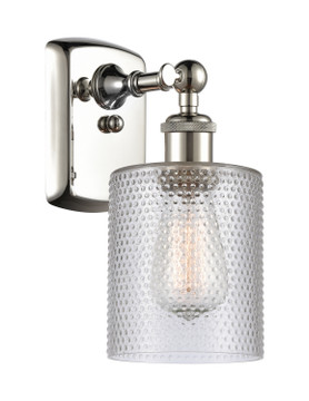 Sconces Single Glass by Innovations ( 405 | 516-1W-PN-G112 Ballston ) 