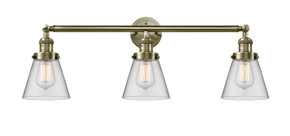 Bathroom Fixtures Three Lights by Innovations ( 405 | 205-AB-G62 Franklin Restoration ) 