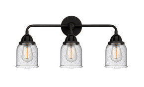 Bathroom Fixtures Three Lights by Innovations ( 405 | 288-3W-BK-G54 Nouveau 2 ) 
