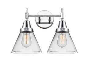 Bathroom Fixtures Two Lights by Innovations ( 405 | 447-2W-PC-G42-LED Caden ) 